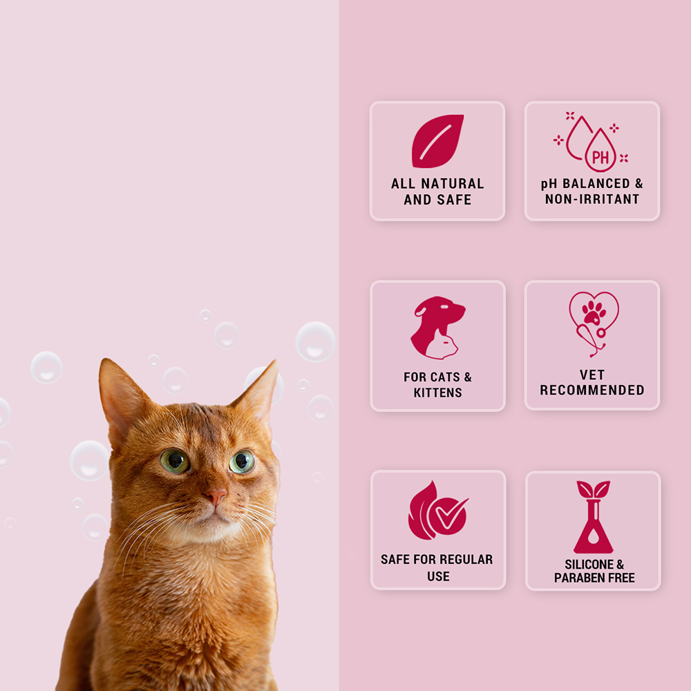 Natural Remedies Avocado & Grape Seed Oil Fursheen Shampoo for Cats