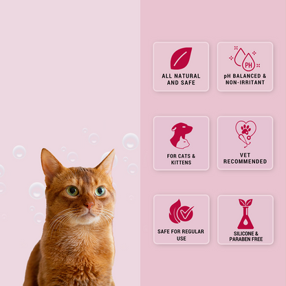 Natural Remedies Avocado & Grape Seed Oil Fursheen Shampoo for Cats