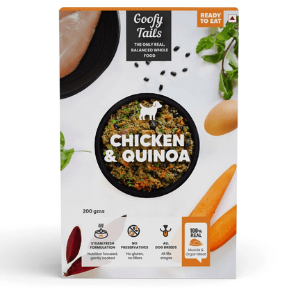 Goofy Tails Chicken & Quinoa and Lamb & Pumpkin and Ready to Eat Veggies & Sweet Potato Combo Puppies & Dog Wet Food