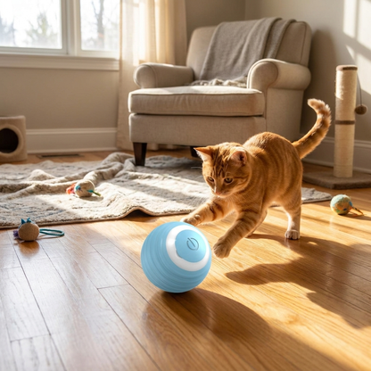 Cat Rolling Ball lifestyle