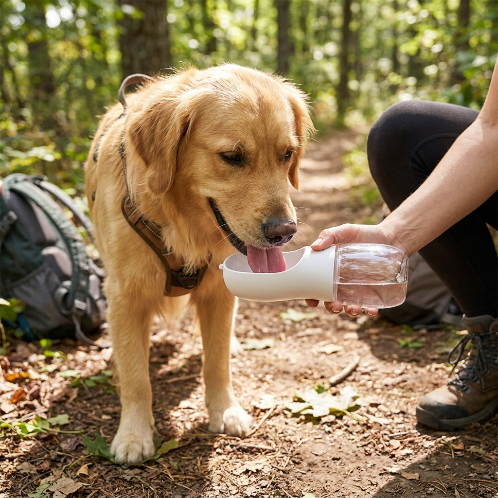 Pet Dog Water Bottle lifestyle