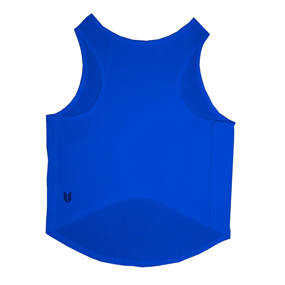 Ruse IPL "Mumbai Friendians" Printed Tank Jersey for Cats (Royal Blue) | Indian Pet League