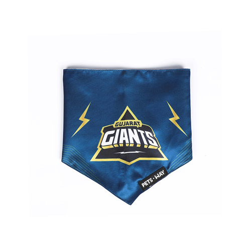 Pets Way Gujarat Giants IPL Bandana for Dogs and Cats (Blue) | Indian Pet League