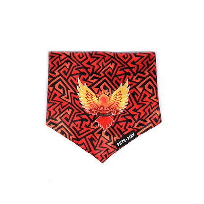 Pets Way Sunriders Hydrabad IPL Bandana for Dogs and Cats (Orange) | Indian Pet League