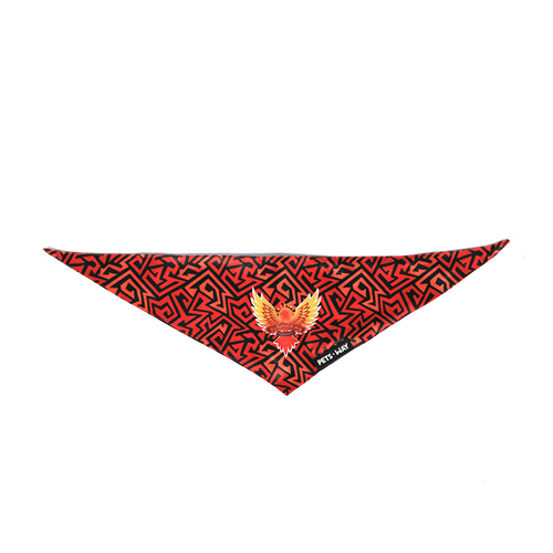 Pets Way Sunriders Hydrabad IPL Bandana for Dogs and Cats (Orange) | Indian Pet League