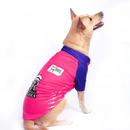 Pets Way Rajasthan Regals IPL Jersey for Dogs and Cats (Pink)| Indian Pet League