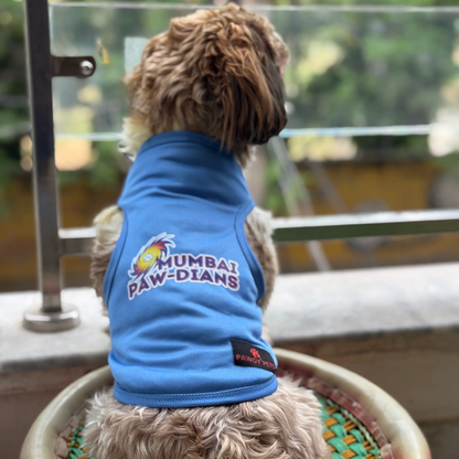 Mumbai Pawdians ipl Jersey for Dogs and Cats | Indian Pet League