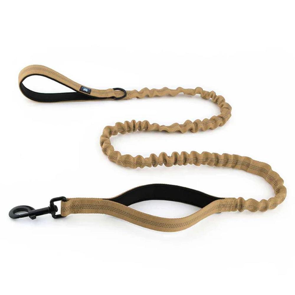 Hank Camo Bungee Leash for Dogs (Brown)