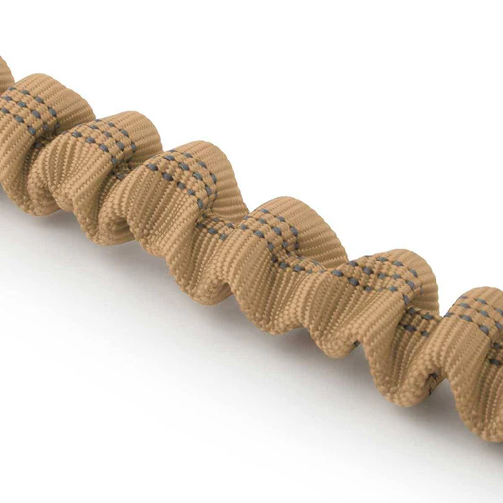 Hank Camo Bungee Leash for Dogs (Brown)