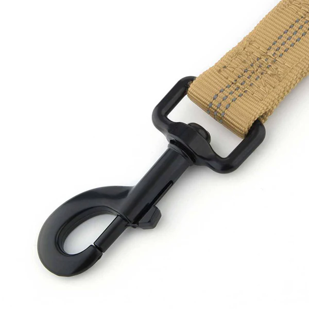 Hank Camo Bungee Leash for Dogs (Brown)
