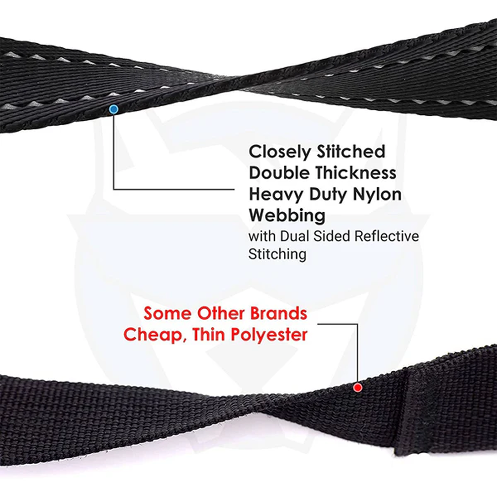 Hank Leash Design for Heavy Puller Dogs (Red)