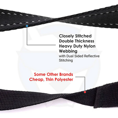 Hank Leash Design for Heavy Puller Dogs (Red)