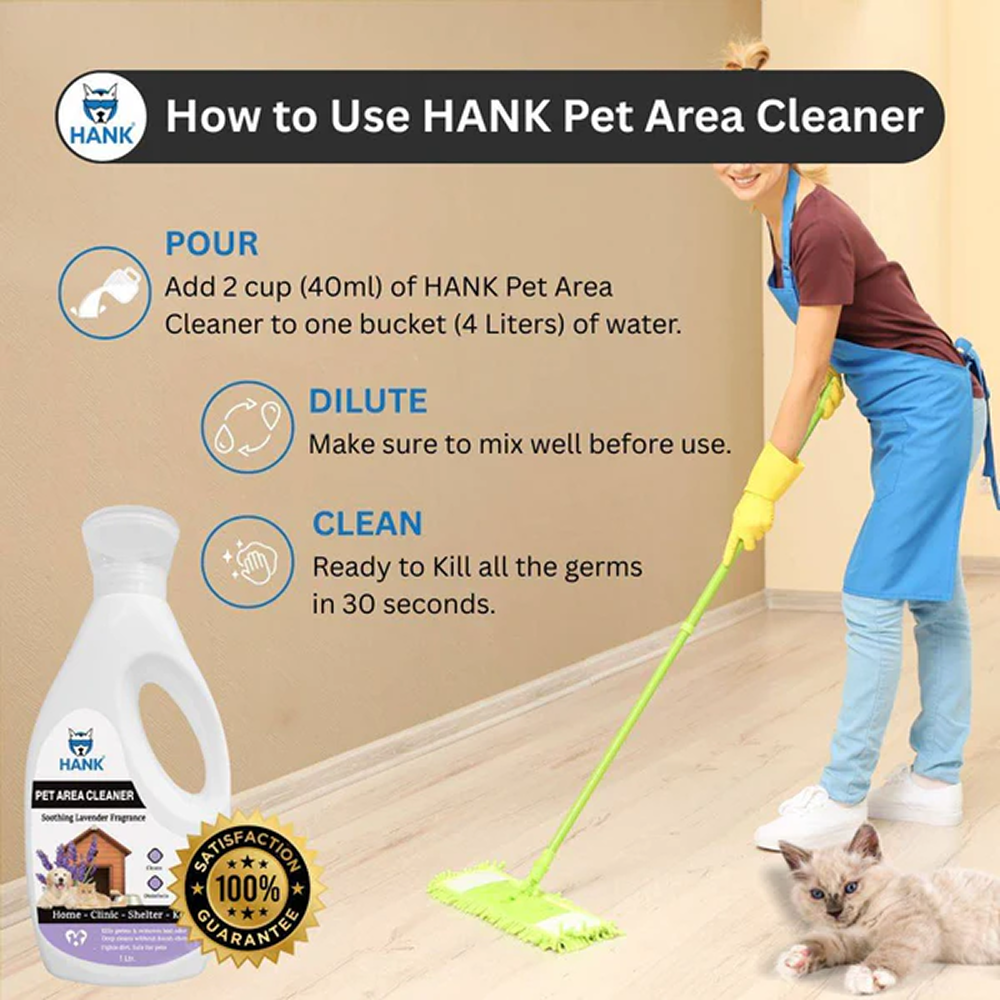 Hank Lavender Pet Friendly Floor Cleaner Kennel Wash Floor Cleaner For Dog