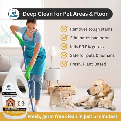 Hank Orange Pet Friendly Floor Cleaner Kennel Wash Floor Cleaner For Dog