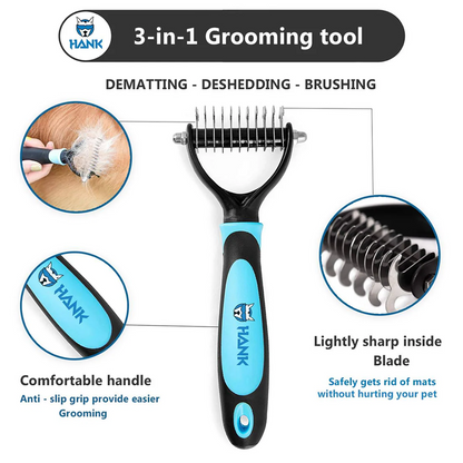 Hank Pet Safe Dematting Comb Easy Mats and Tangles Remover