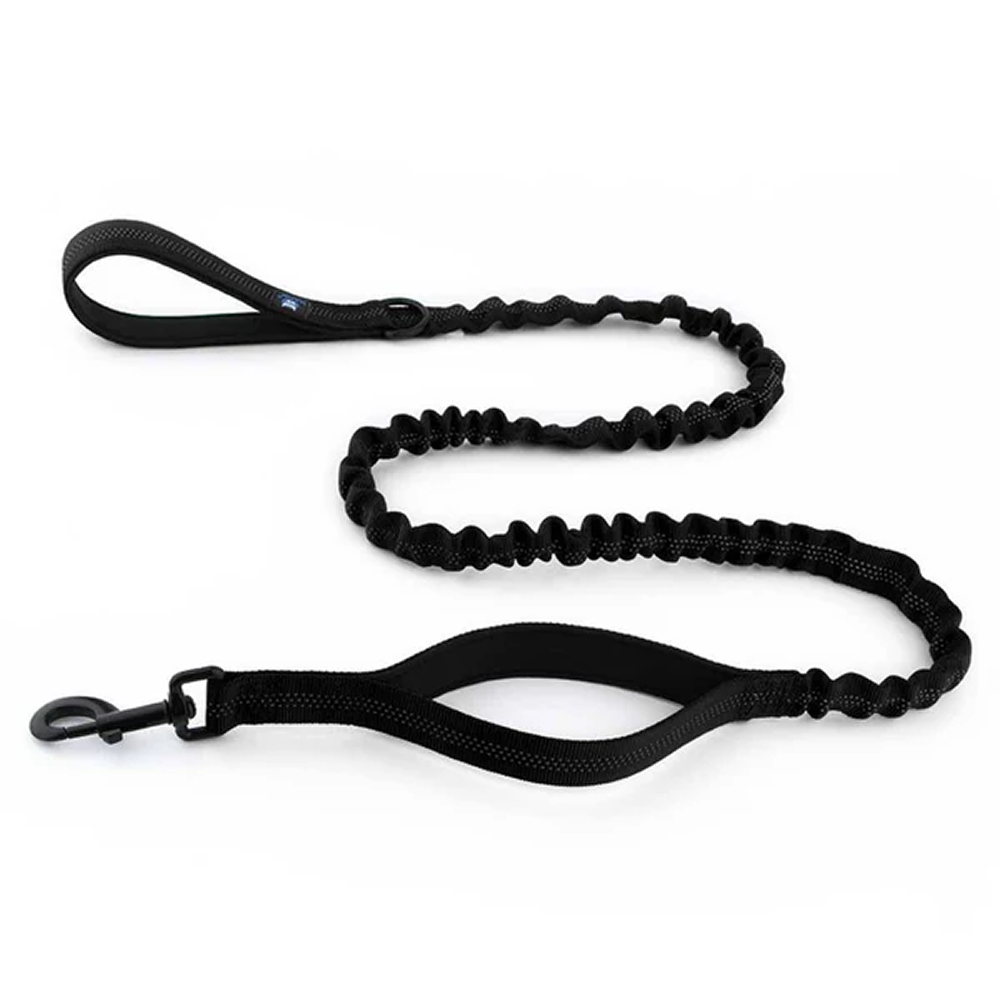 Hank Tactical Bungee Leash for Dogs (Black)
