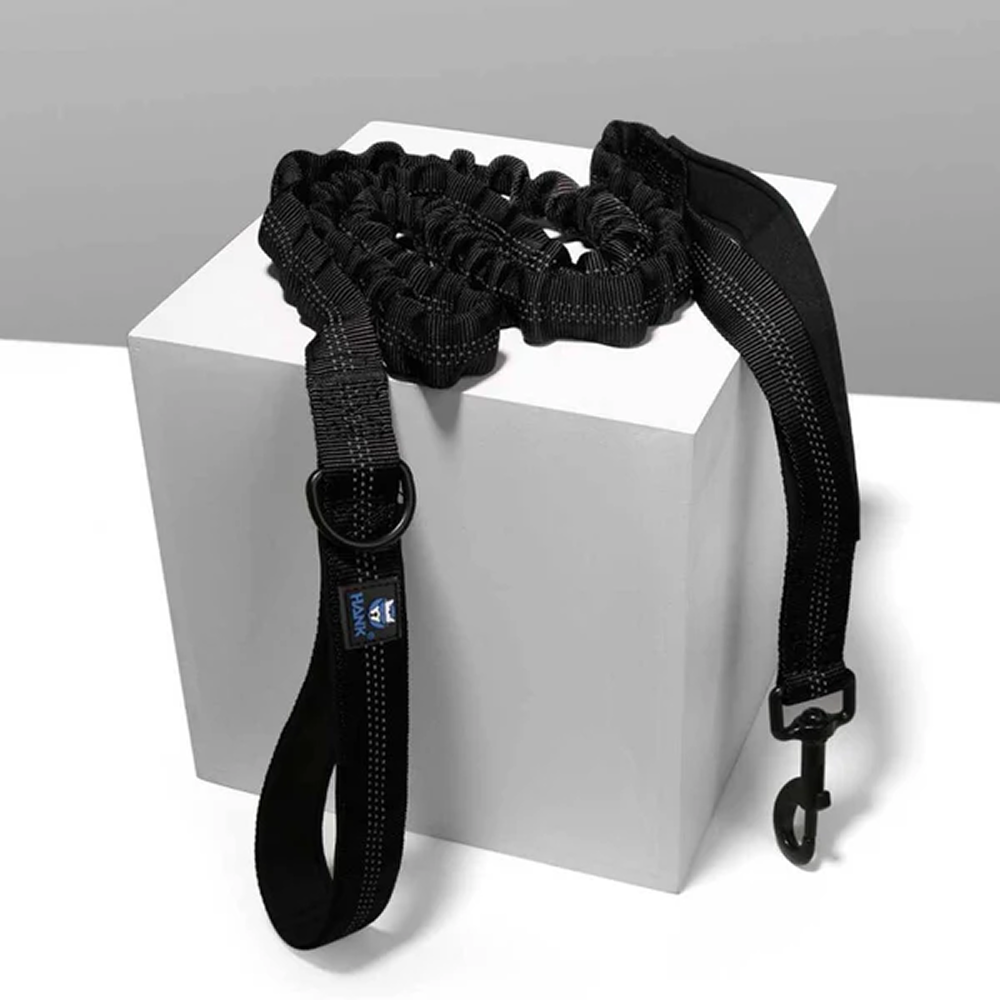 Hank Tactical Bungee Leash for Dogs (Black)