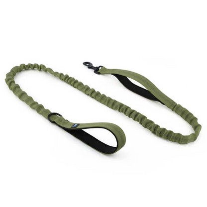 Hank Tactical Bungee Leash for Dogs (Green)