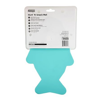 Petstages Hunt N Snack Mat Slow Feeder for Dogs and Cat (Blue)