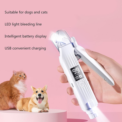 PetVogue 2 in 1 LED Nail Grinder & Nail Cutter for Dogs and Cats