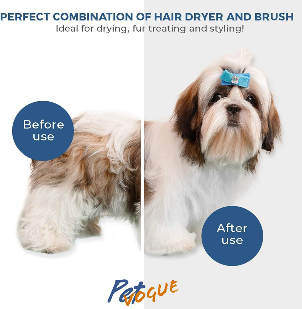 PetVogue Portable Professional Home Grooming Kit with Hair Drying & Blower for Dogs & Cats