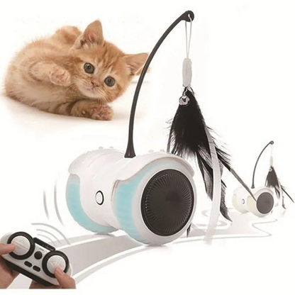PetVogue Electric Remote Controlled LED Interactive Toy with Speed Adjustment for Cats and Kittens