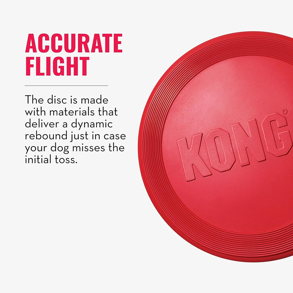Kong Flyer Toy for Dogs (Red)