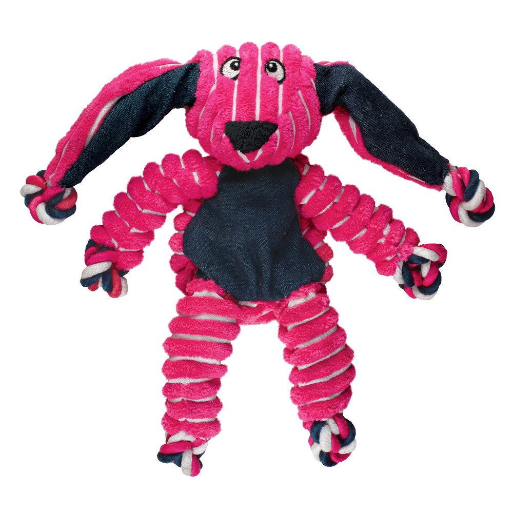 Kong Cozie Floppy Rabbit Toy for Dogs (Pink)