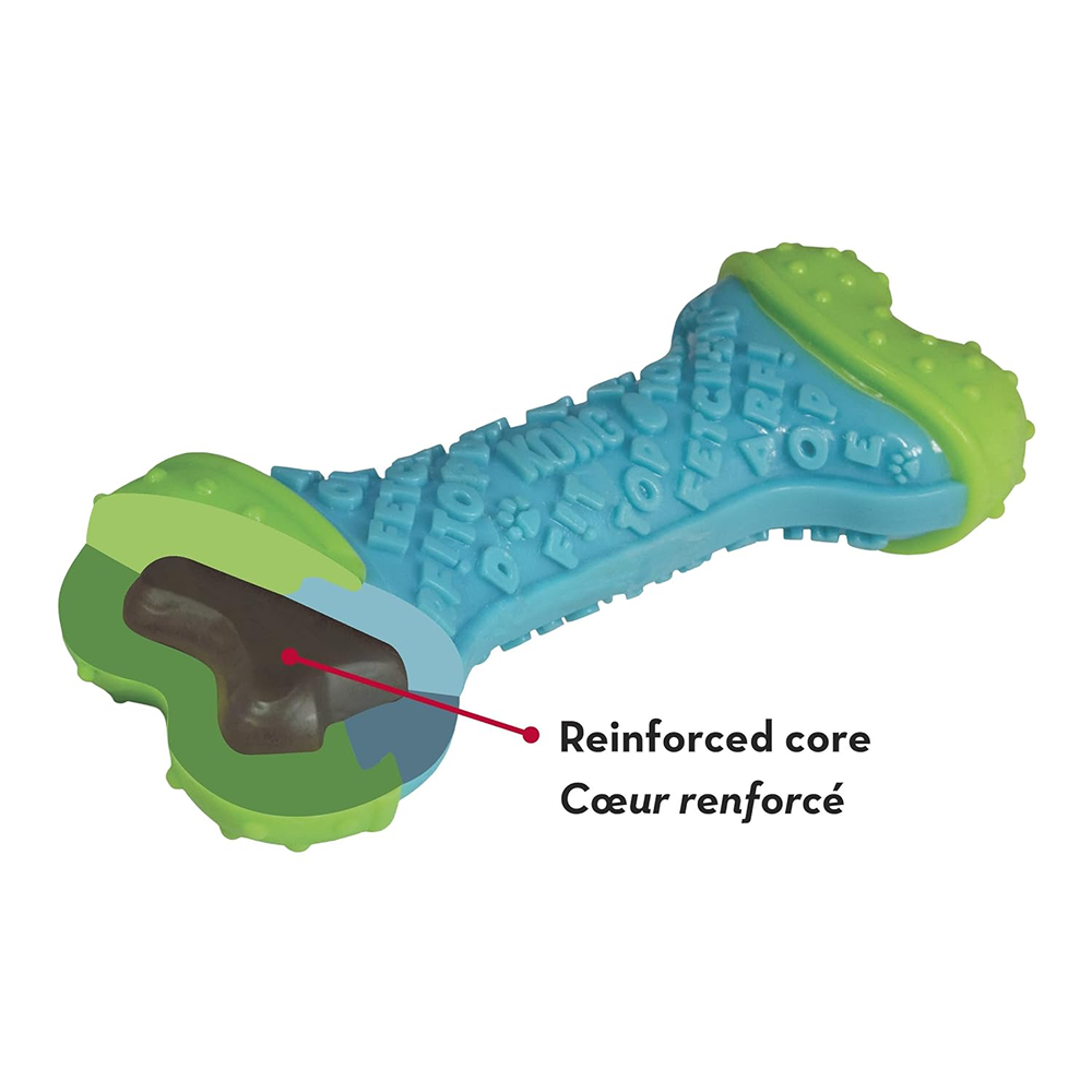 Kong CoreStrength Bone Toy for Dogs (Blue & Green)