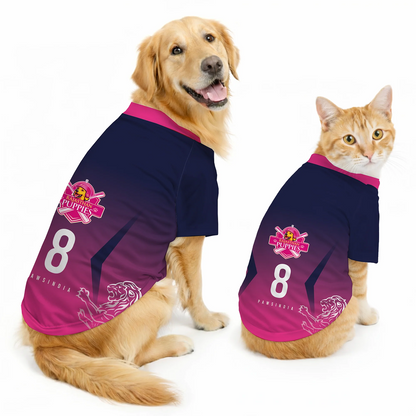 Pawsindia Rajasthan Puppies T20 Pets Premier League Jersey for Dogs | Indian Pet League