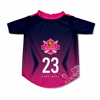 Pawsindia Rajasthan Puppies T20 Pets Premier League Jersey for Dogs | Indian Pet League