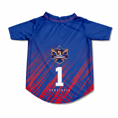 Pawsindia Delhi Canines T20 Pets Premier League Jersey for Dogs | Indian Pet League