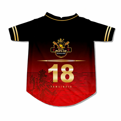 Pawsindia Royal Pups Of Bangalore T20 Pets Premier League Jersey for Cats | Indian Pet League