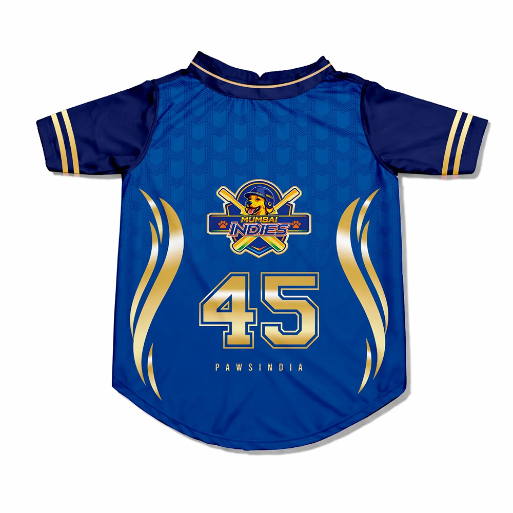 Pawsindia Mumbai Indies T20 Pets Premier League Jersey for Cats | Indian Pet League