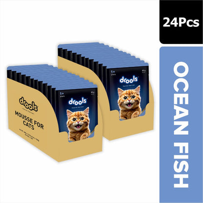 Drools Chicken and Ocean Fish Mousse Combo Adult Cat Wet Food