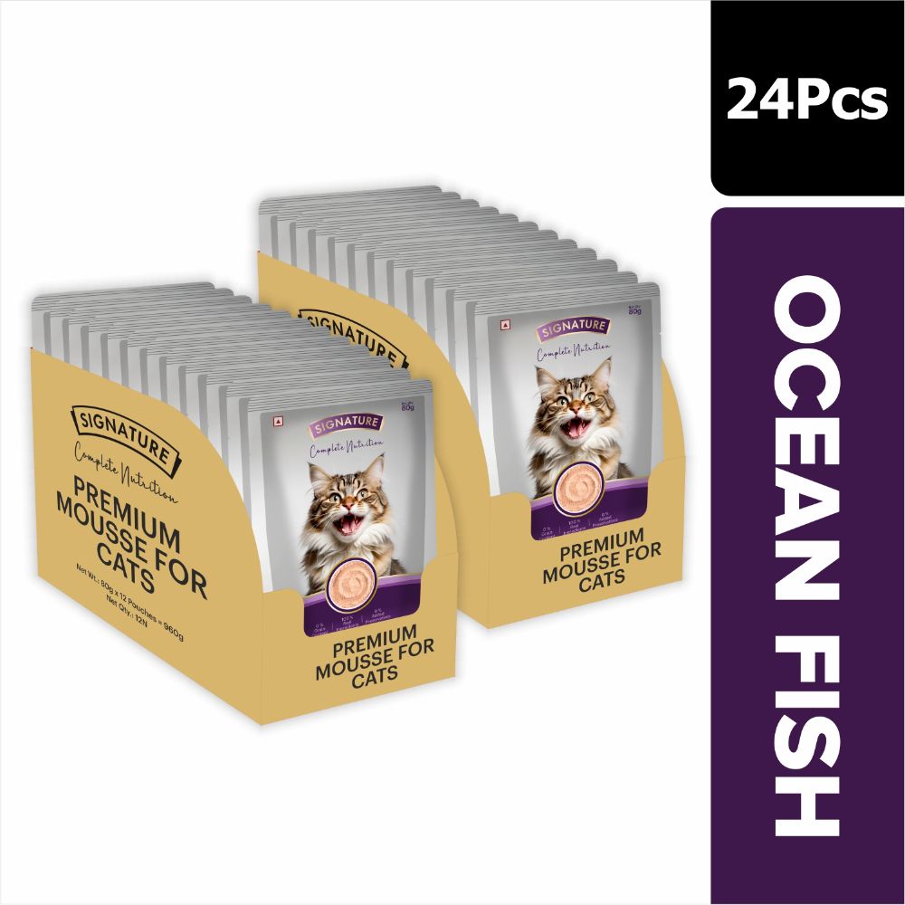 Signature Grain Zero Tuna and Ocean Fish Mousse Combo Adult Cat Wet Food