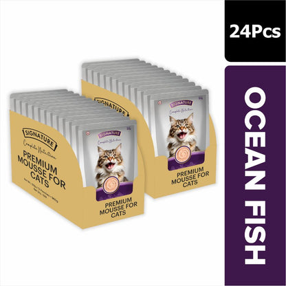 Signature Grain Zero Tuna and Ocean Fish Mousse Combo Adult Cat Wet Food