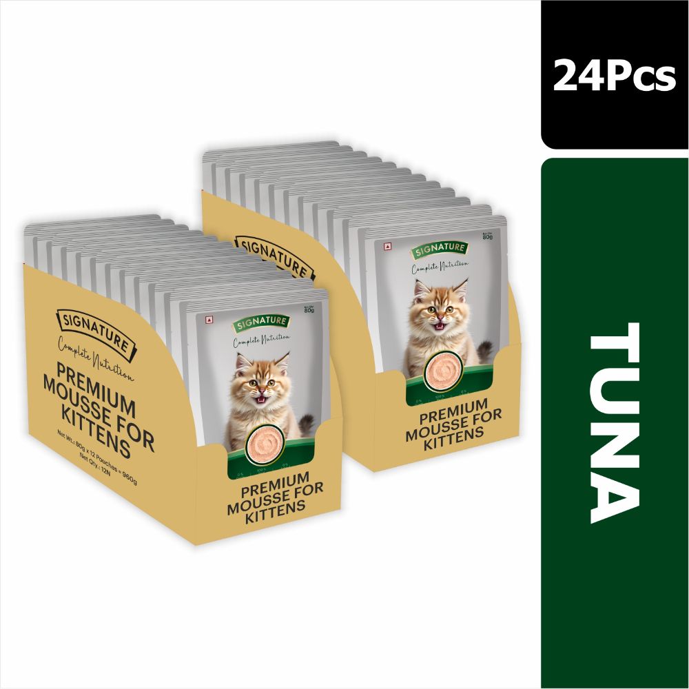 Signature Grain Zero Tuna Mousse Kitten Cat Wet Food