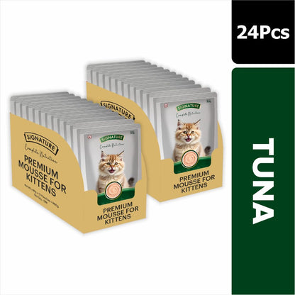 Signature Grain Zero Tuna and Salmon Mousse Combo Kitten Cat Wet Food