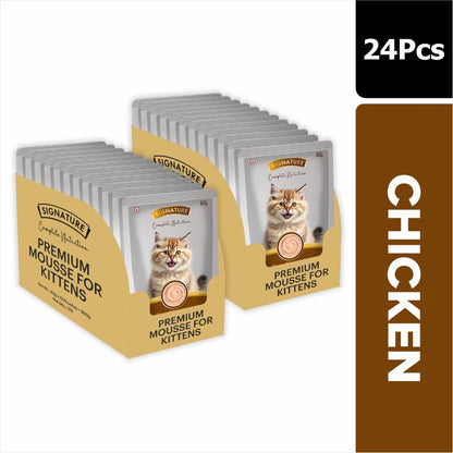 Signature Grain Zero Chicken Mousse Kitten Cat Wet Food