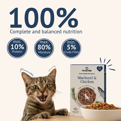 Goofy Tails Mackerel & Chicken Cat Meals