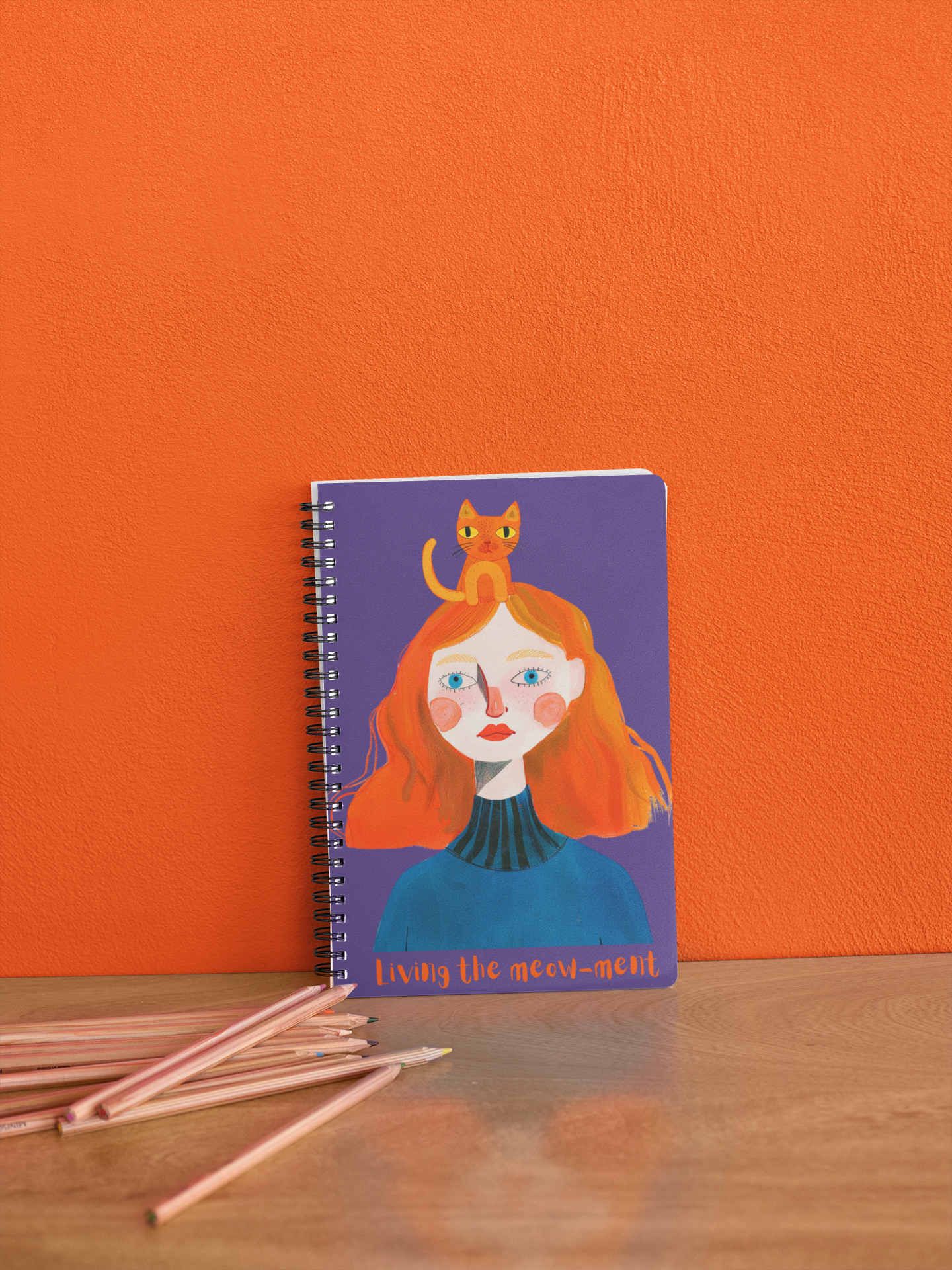 EverythingBoho Cat & Me A5 Notebook Diary
