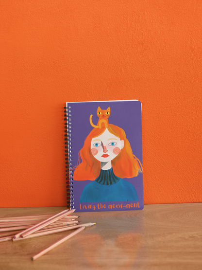 EverythingBoho Cat & Me A5 Notebook Diary
