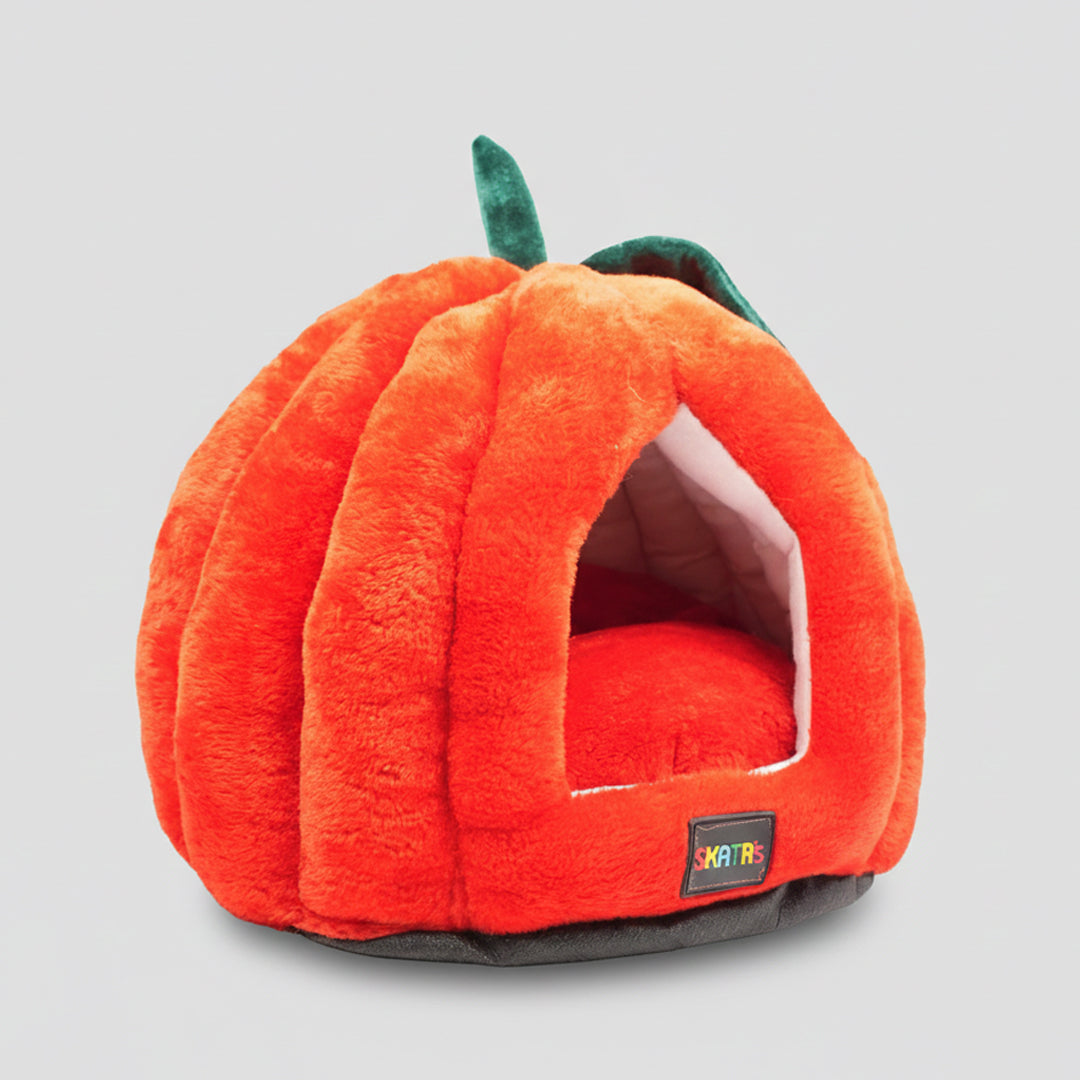 Skatrs Apple Cozy House for Small Dogs and Cats (Orange)