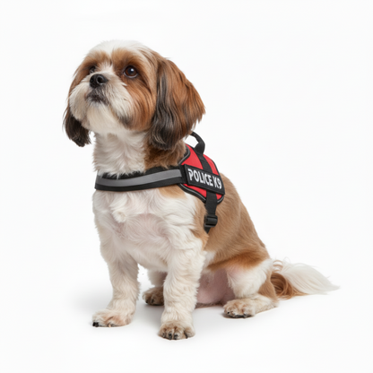 Skatrs Police K9 Harness for Dogs (Orange)