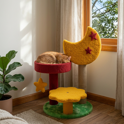 Skatrs Meowtopia Cat Tree for Cats and Kittens