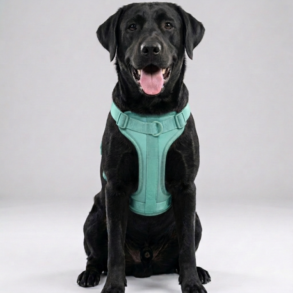 Skatrs Fully Padded Harness for Dogs (Aqua Teal)