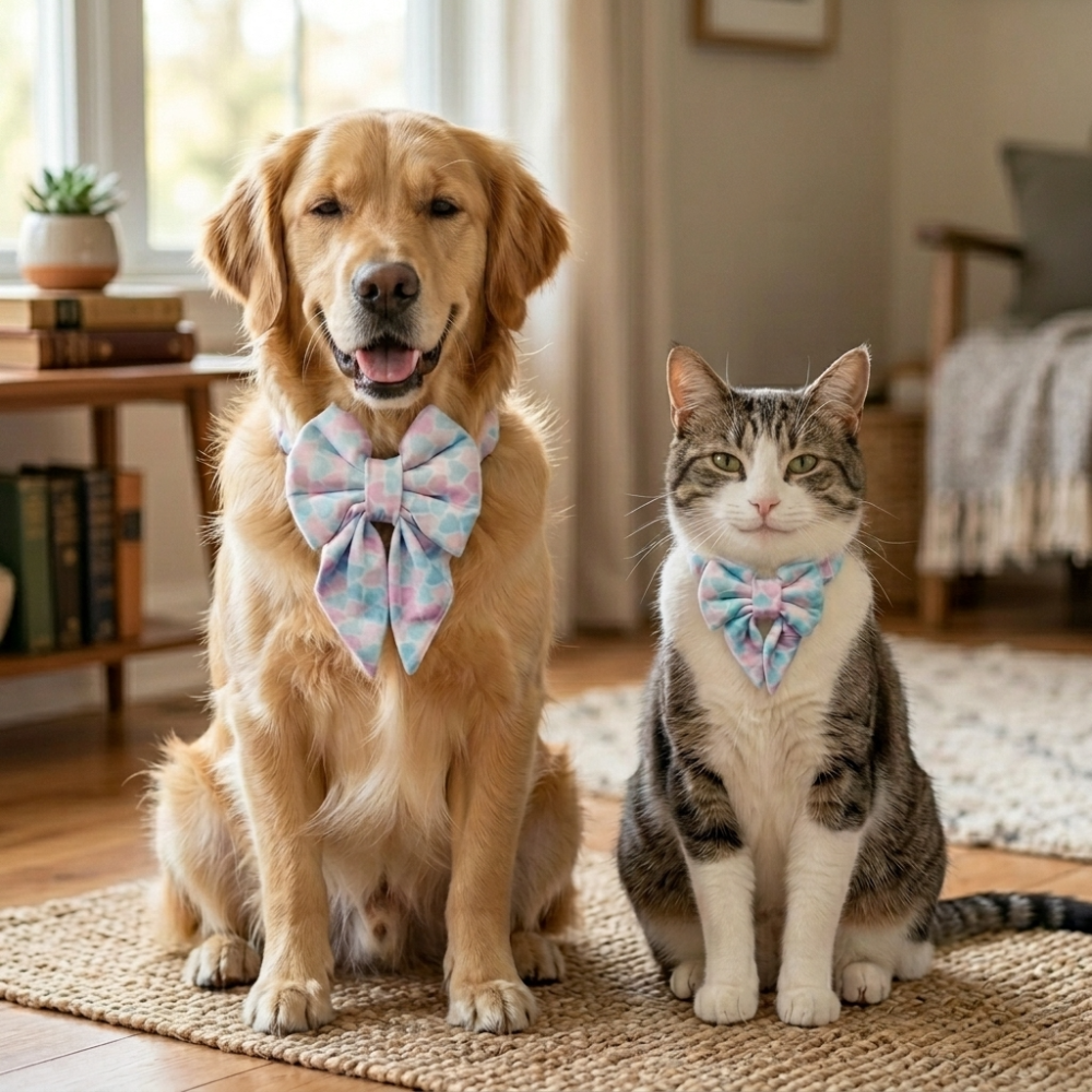 Skatrs Heart Bowtie for Dogs and Cats