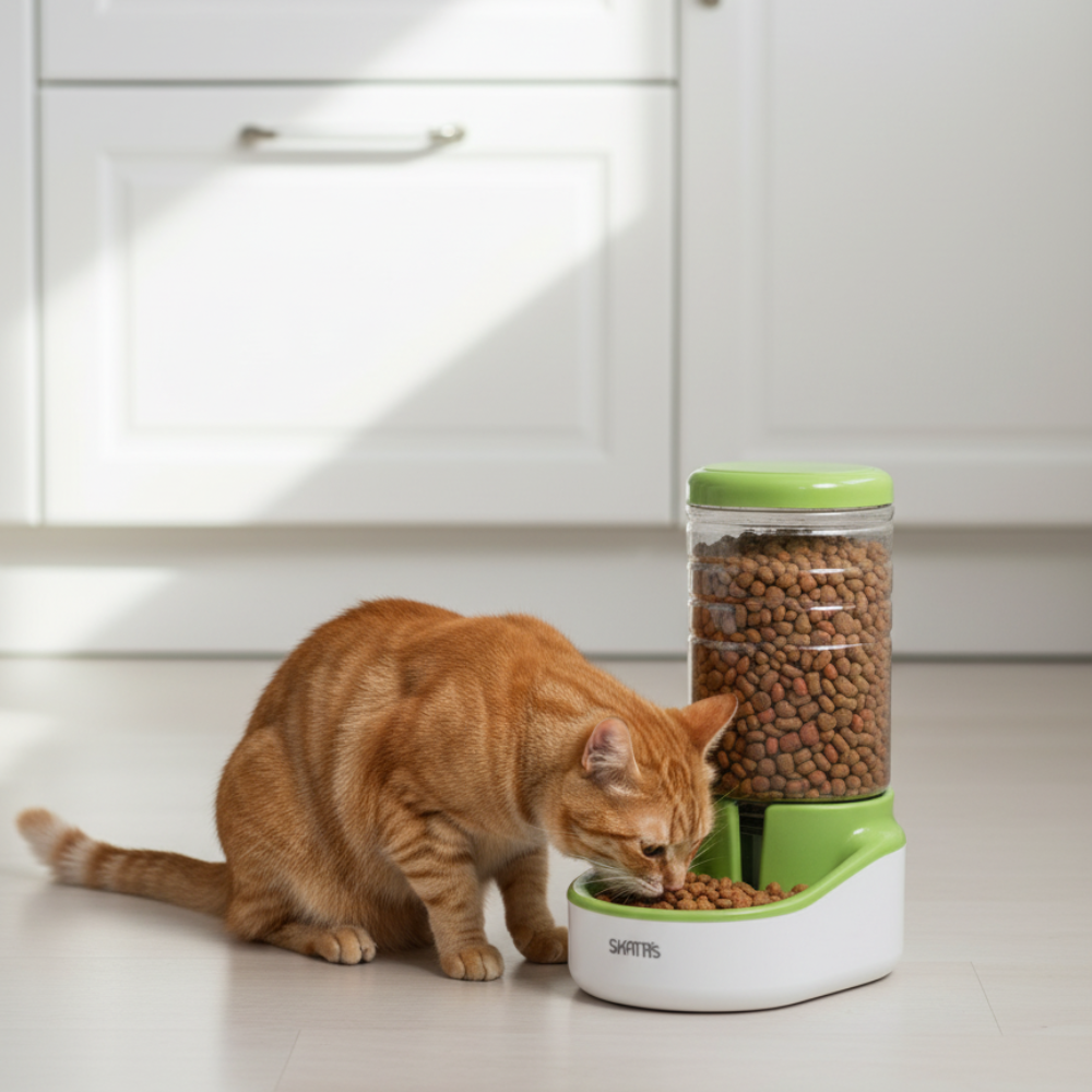 Skatrs Food Dispenser for Dogs and Cats