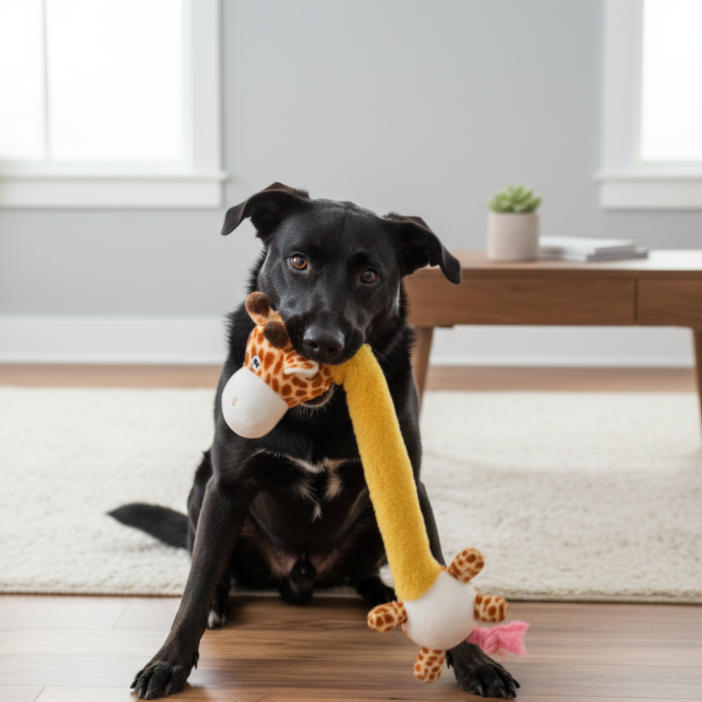 Skatrs Jolly Giraffe Plush for Dogs